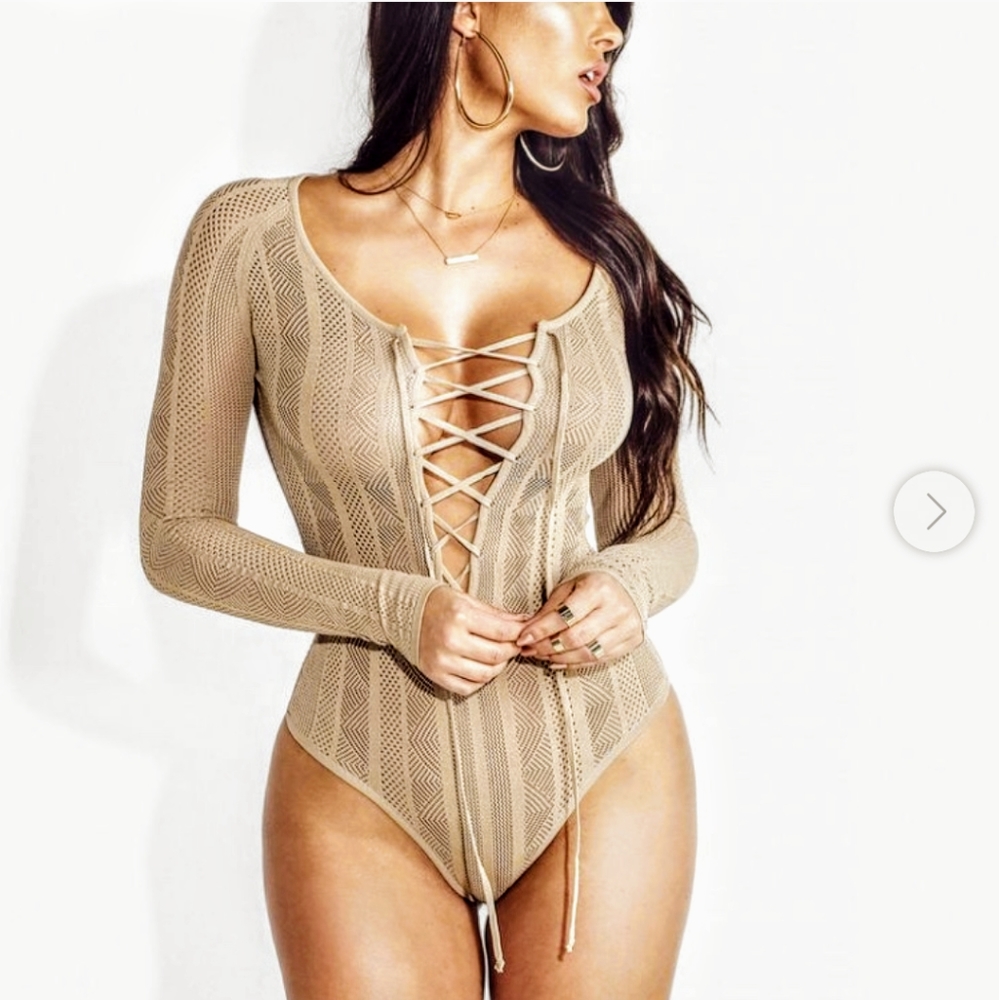 Lace Up Bodysuit